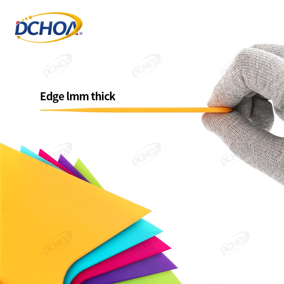 DCHOA Car Wrap Tint Tool Yellow Plastic Vinyl Squeegee Triangle Window Film Squeegee