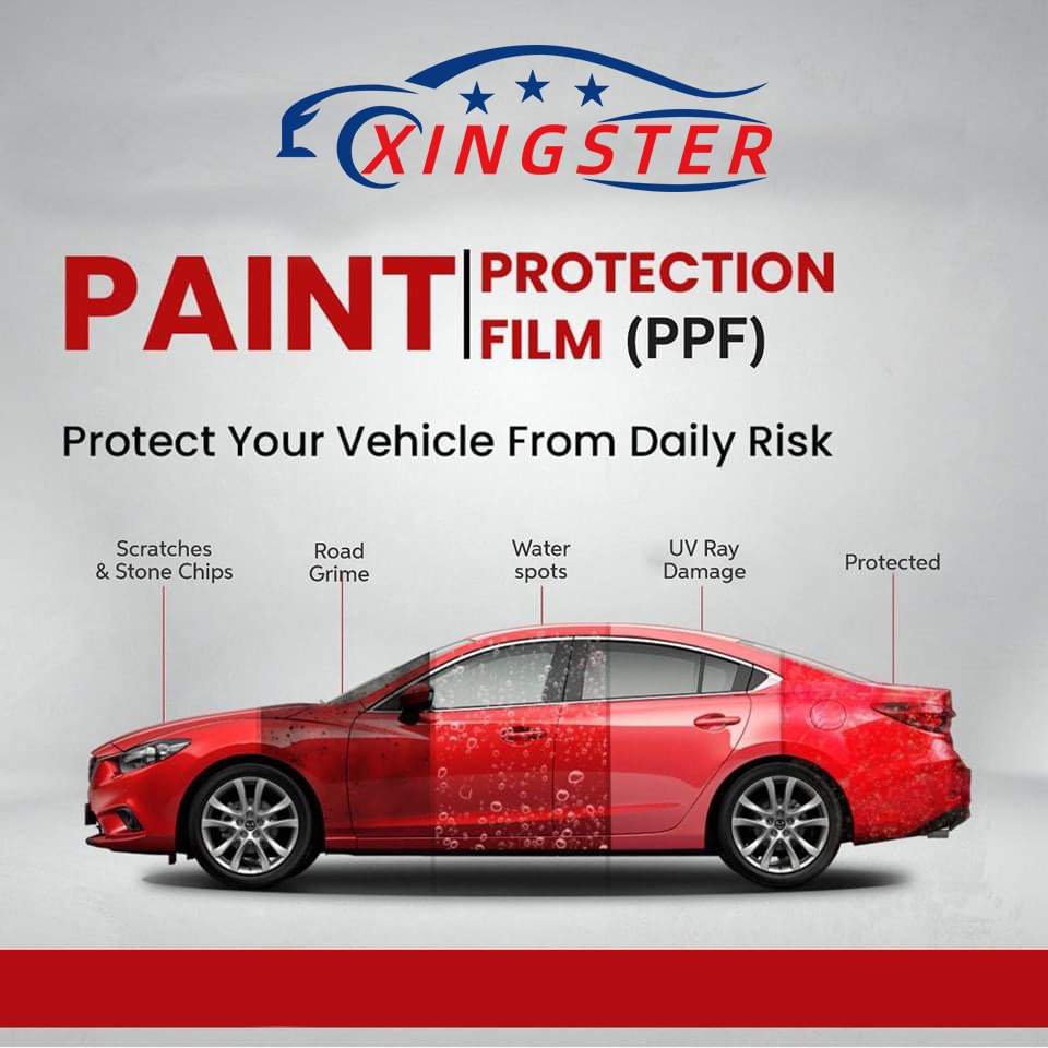 ppf paint protection film TPU Custom Car body Protective Film color ppf High hydrophobicity Scratch resistant Enhance brightness