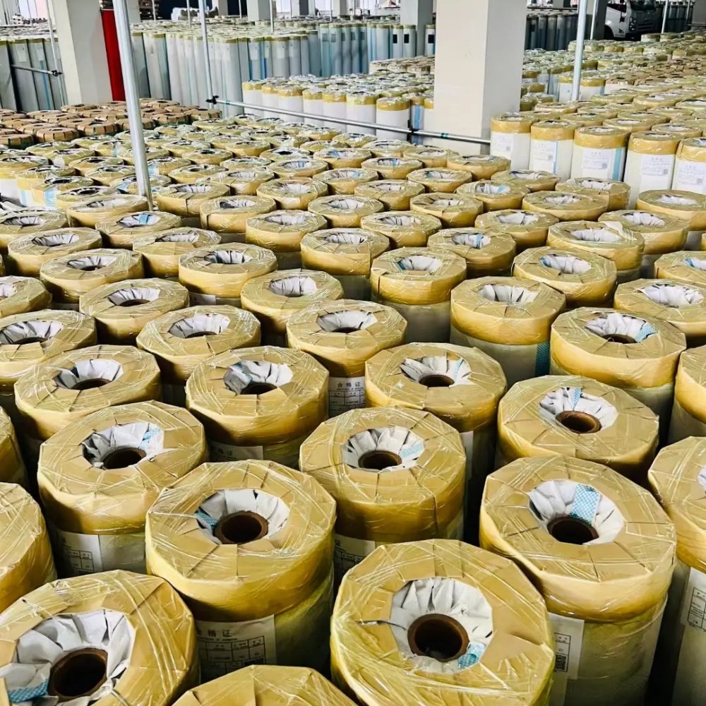 PET golden water ripple design Lamination furniture film decoration PVC foil pvc membrane foil for interior decoration