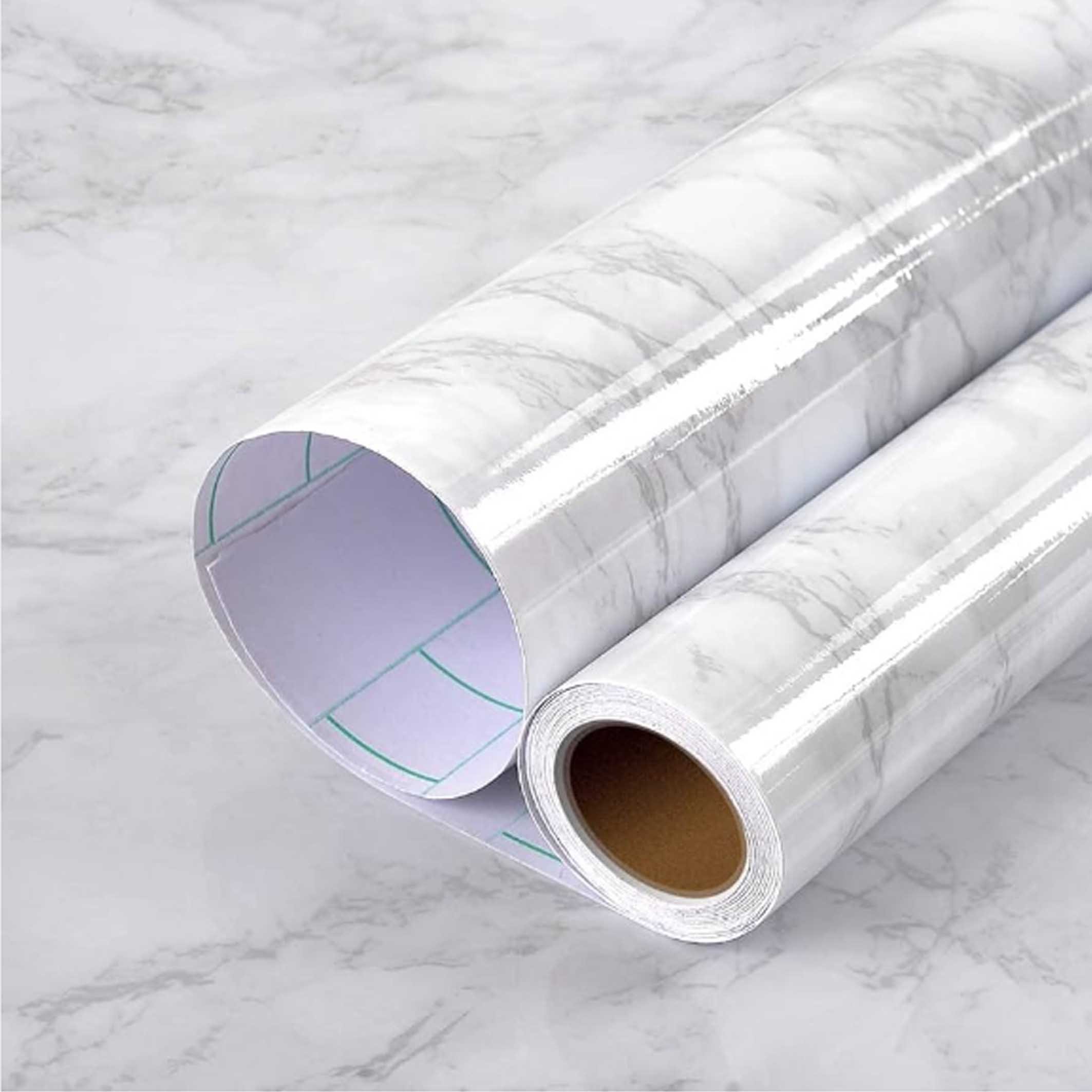 UV printing layer anti-scratch marble colour self adhesive vinyl decor film marble color design oil-based glued foil roll