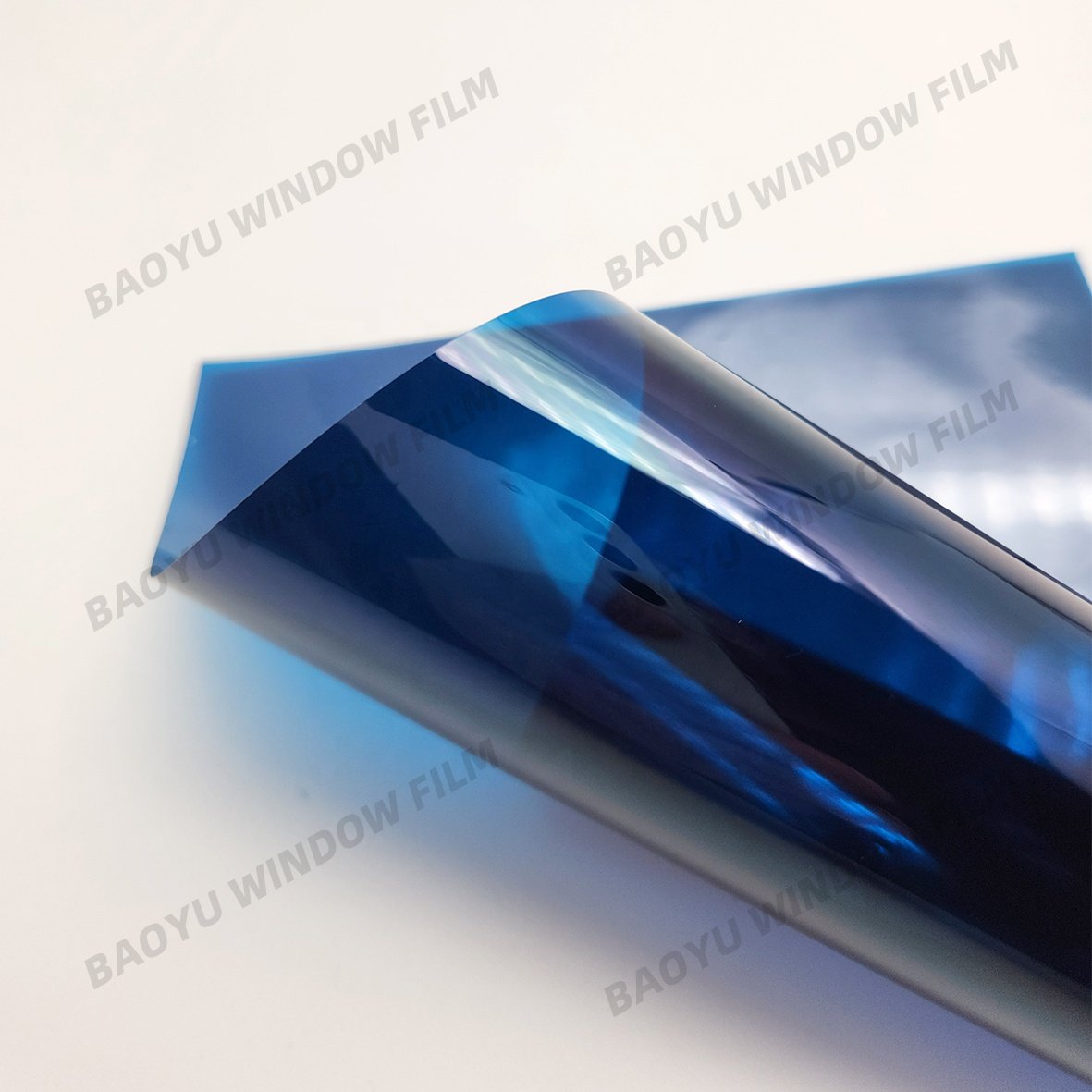 Beautiful Decorative film colorful Deep Blue Block UV transparent color film
