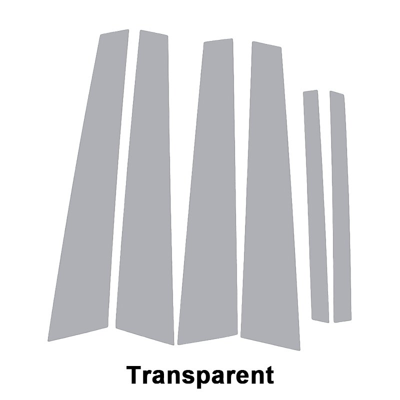 Suitable for BMW E46 4-door sedan1998-2005 TPU transparent exterior window protective film column exterior sticker decoration