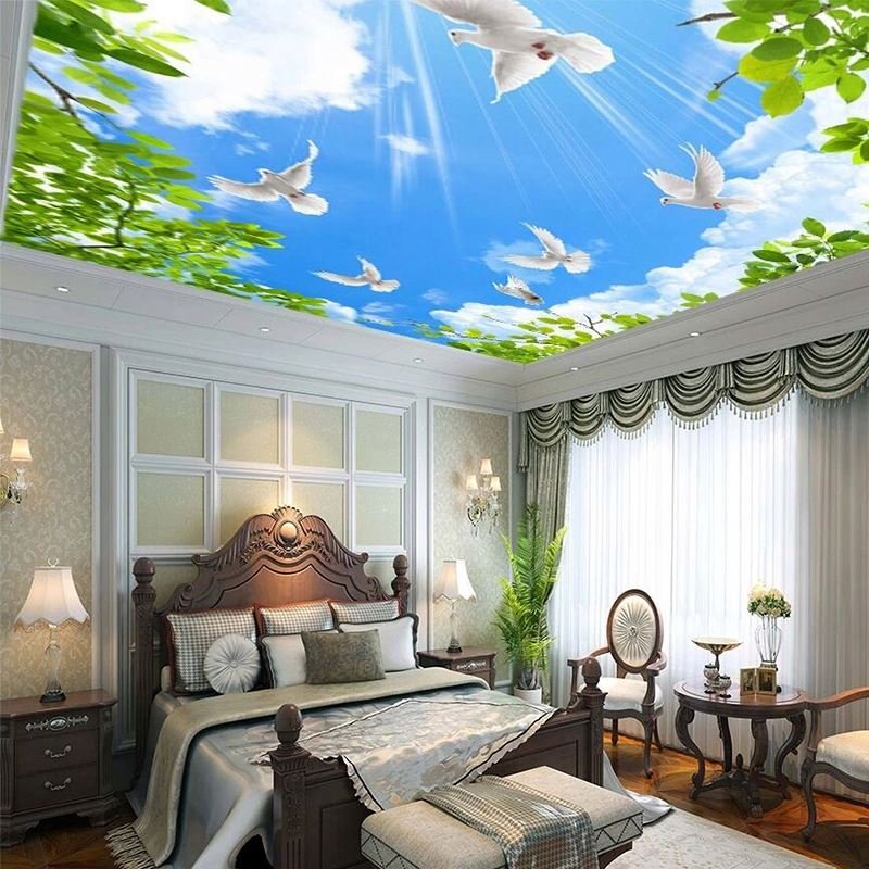 China Industrial Pvc Stretch Film Varioius Of Textures Office Building Printable Pvc Film For Ceiling