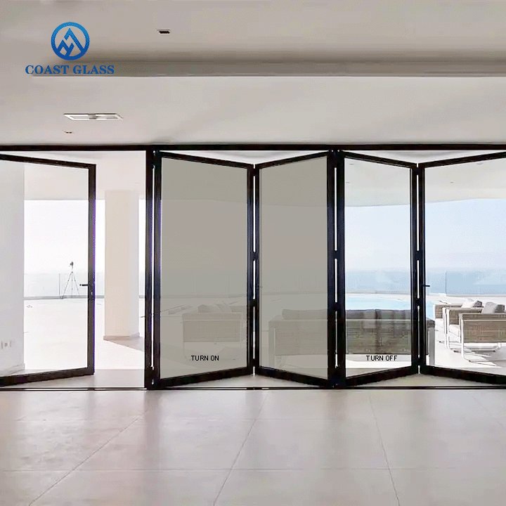 PDLC Film Smart Electric Smart Film Glass Classic window blind switchable privacy glass film For Windows Decorative Glass