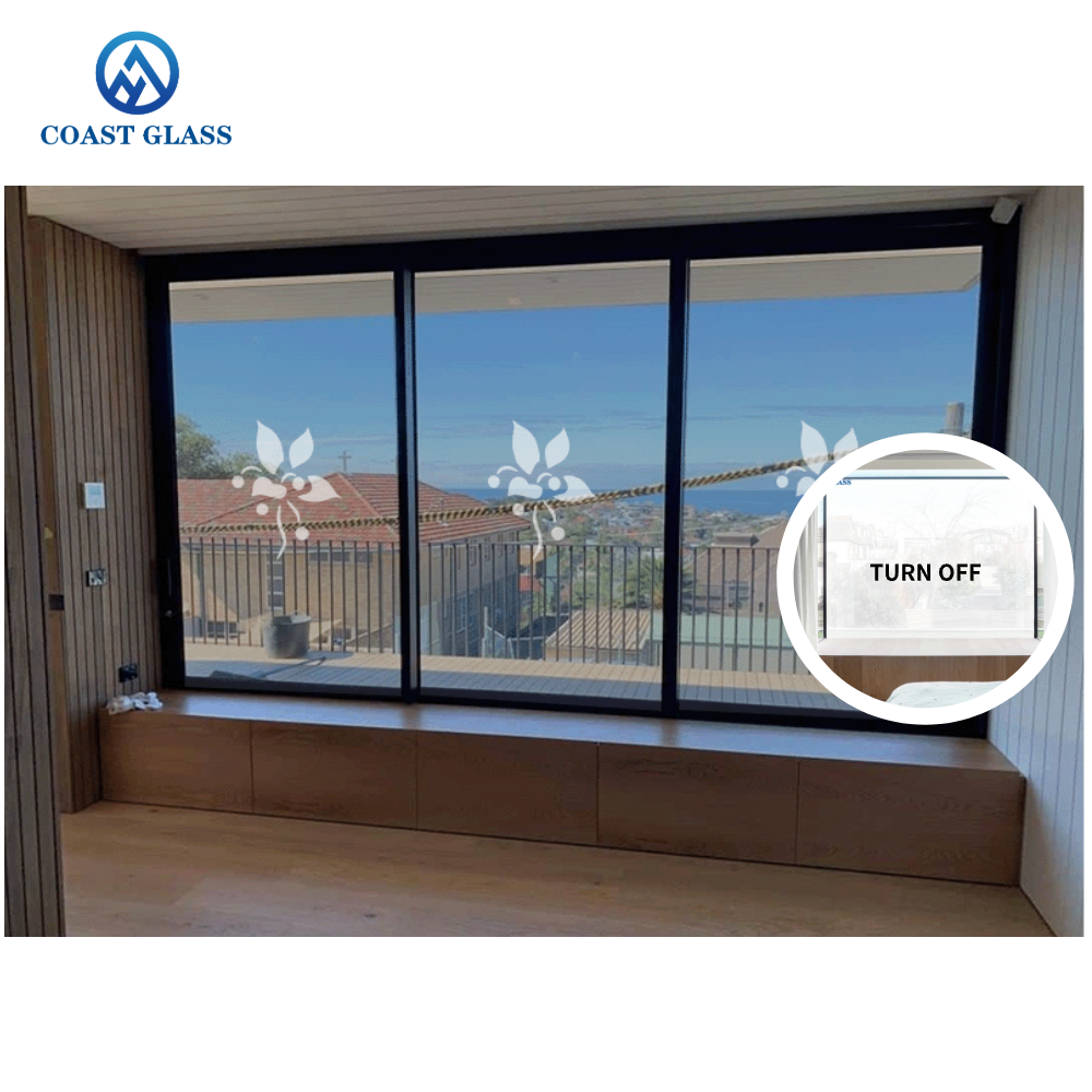 PDLC Film Smart Electric Smart Film Glass Classic window blind switchable privacy glass film For Windows Decorative Glass