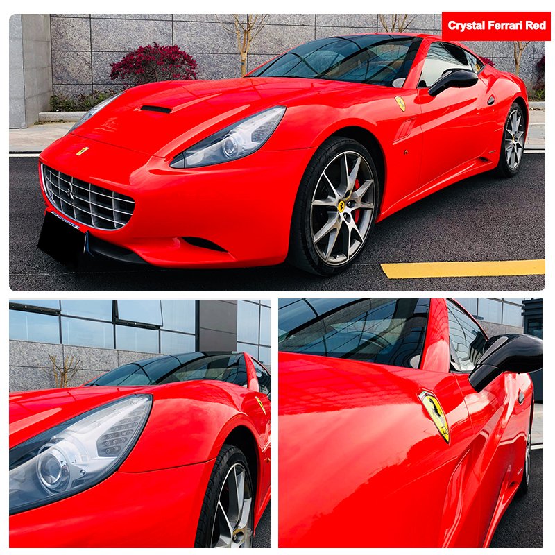 wholesale car wrap vinyl bright red color Vinyl film pvc decorative film for car
