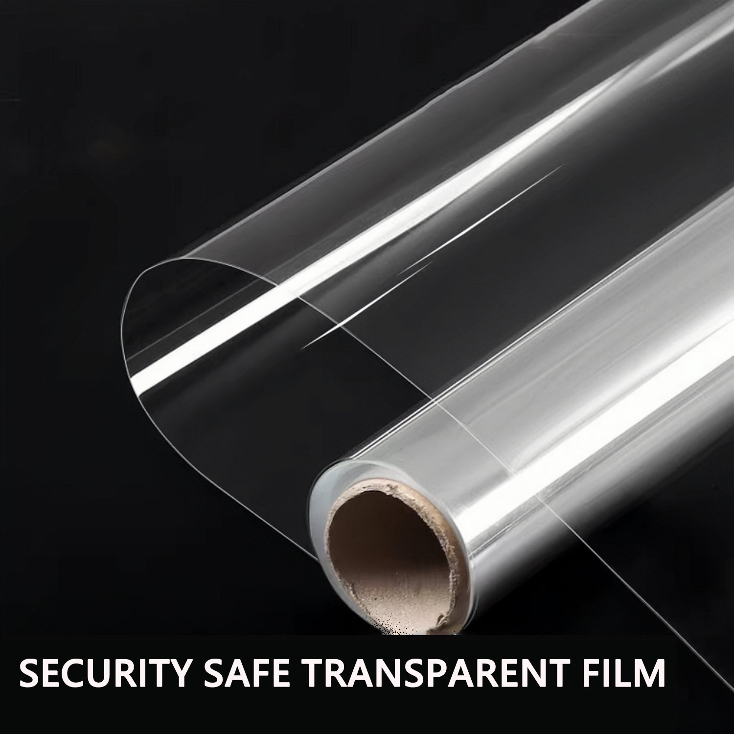 12 Mil Security Window Clear Film 1.52*30m Roll Privacy & UV Protection building film glass shattering film
