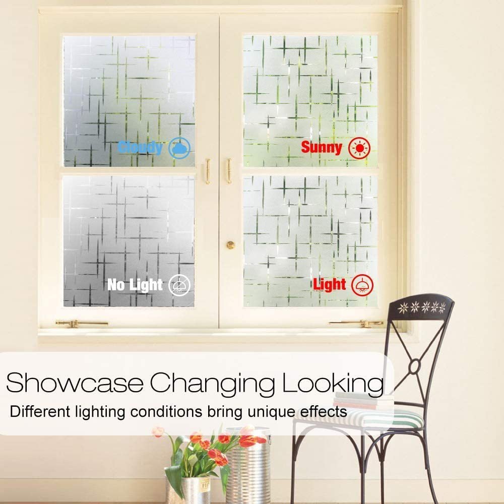 Static decorative film no glue easy install window film privacy protection glass film solar protection