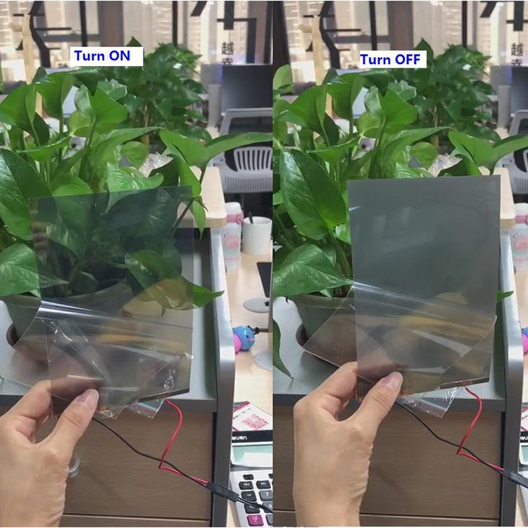 Low Price Electric Privcy Switchable Smart Glass Window film Pdlc Smart film Sample