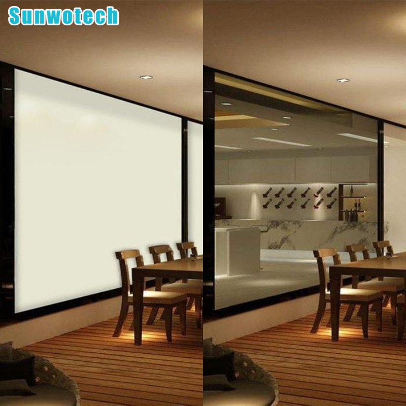 Low Price Electric Privcy Switchable Smart Glass Window film Pdlc Smart film Sample