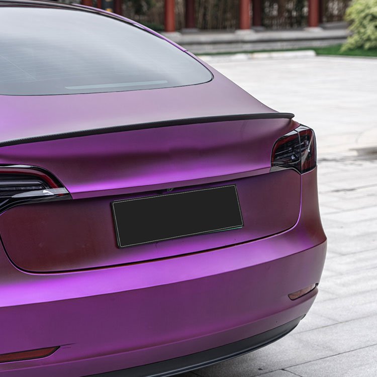 Matte Chrome Purple car color film car wrapping vinyl high quality Matt electroplated vinyl car wrap purple