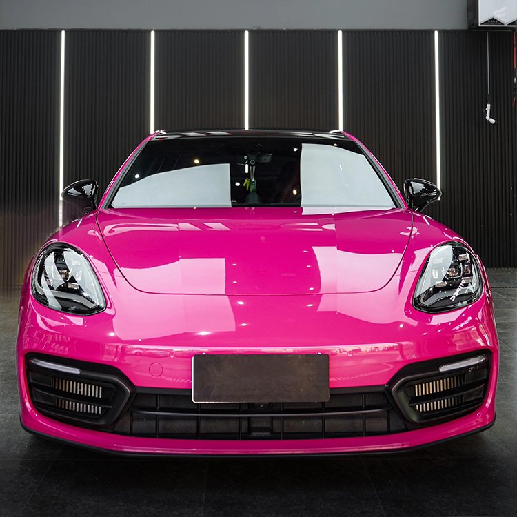 Glossy Crystal Rose Red Best-selling pink Car Wrap Vinyl Car Body Stickers Film Color Change For Vehicle Car Wrapping