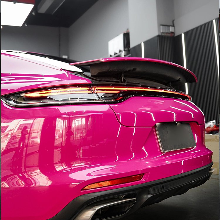 Glossy Crystal Rose Red Best-selling pink Car Wrap Vinyl Car Body Stickers Film Color Change For Vehicle Car Wrapping