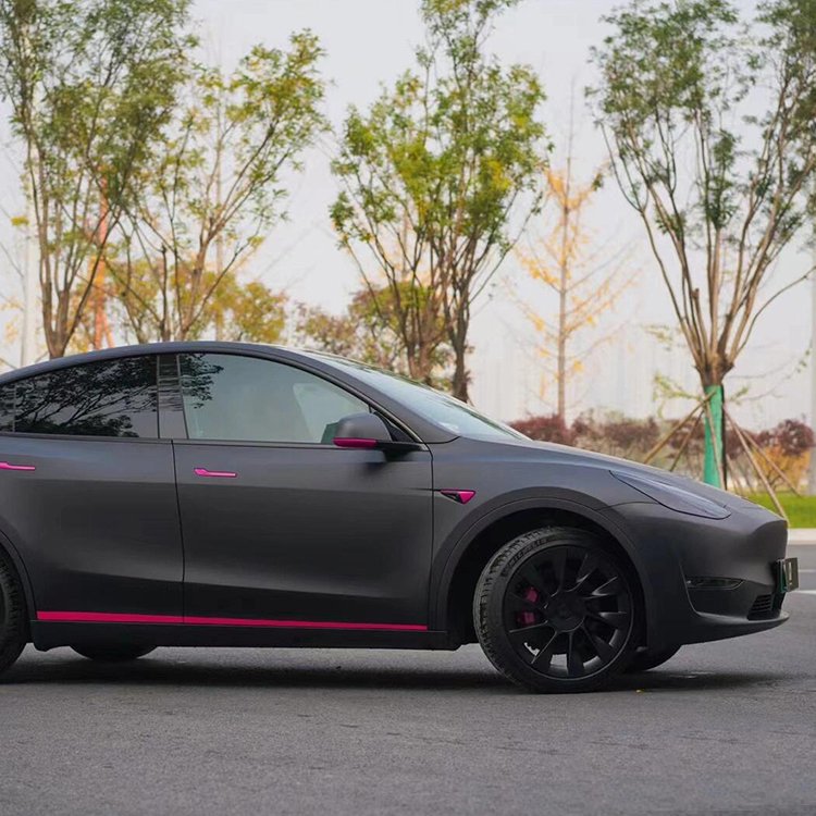 Ultimate Flat Black car wrapping film milan color ppf green car vinyl wrap car brands stickers Best-selling satin black