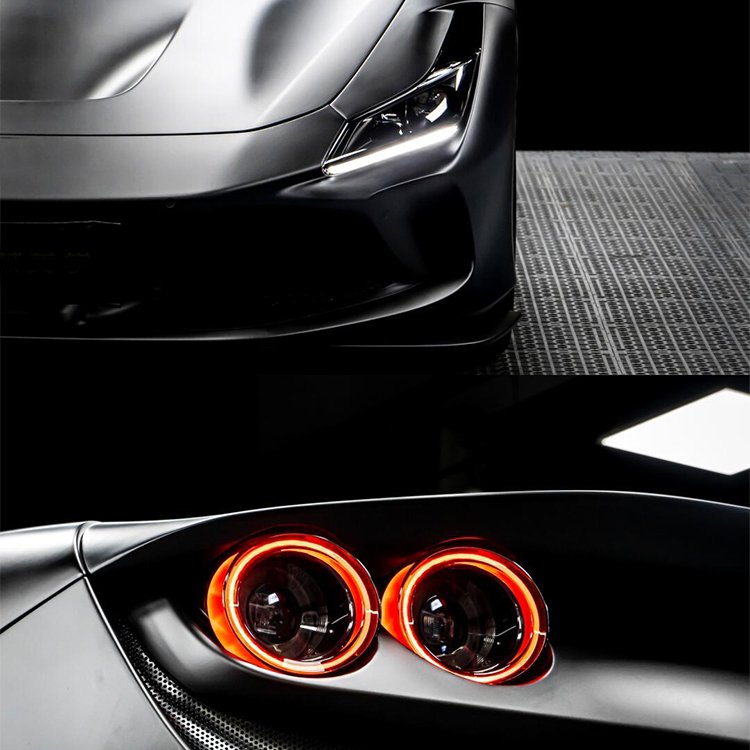 Ultimate Flat Black car wrapping film milan color ppf green car vinyl wrap car brands stickers Best-selling satin black