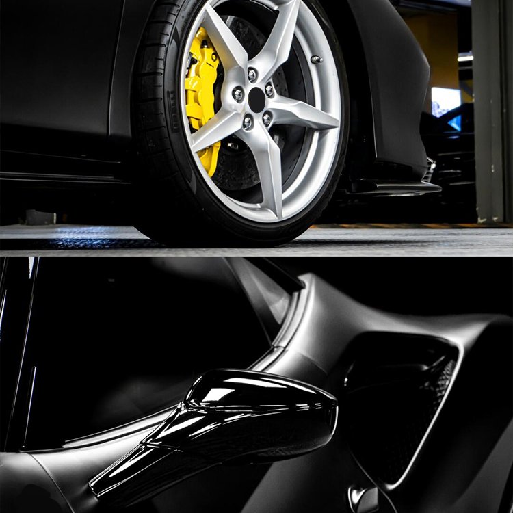 Ultimate Flat Black car wrapping film milan color ppf green car vinyl wrap car brands stickers Best-selling satin black
