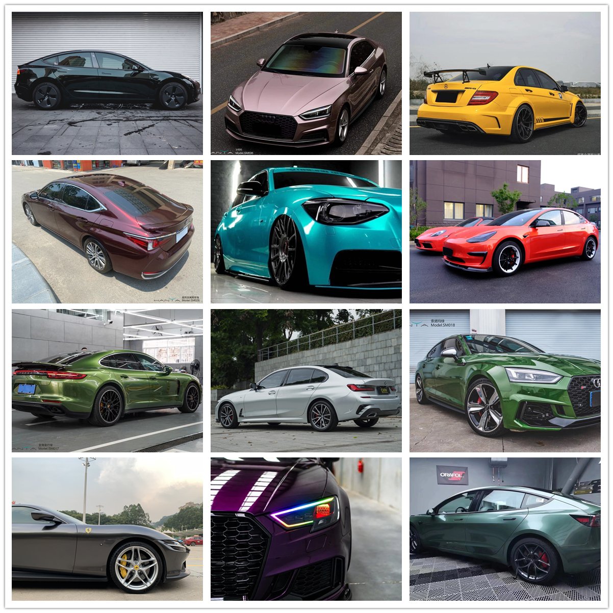 Automotive Wrapping Film Ultra Glossy Metallic Midnight Green Car Vinyl Wrap