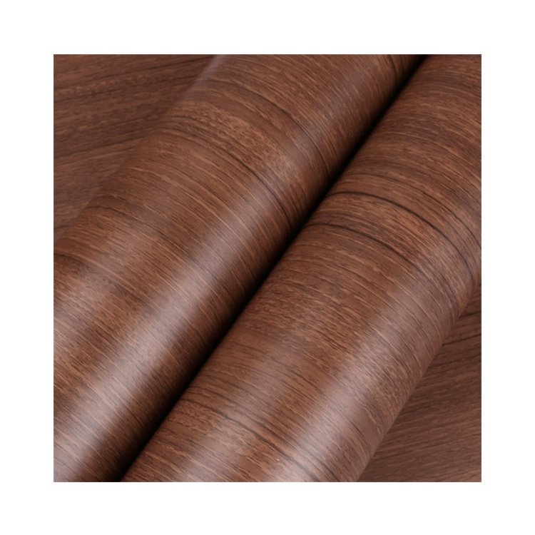 Wood Pattern PVC Sheet in Roll Membrane Press PVC Foil Decorative Interior Vinyl Film for MDF