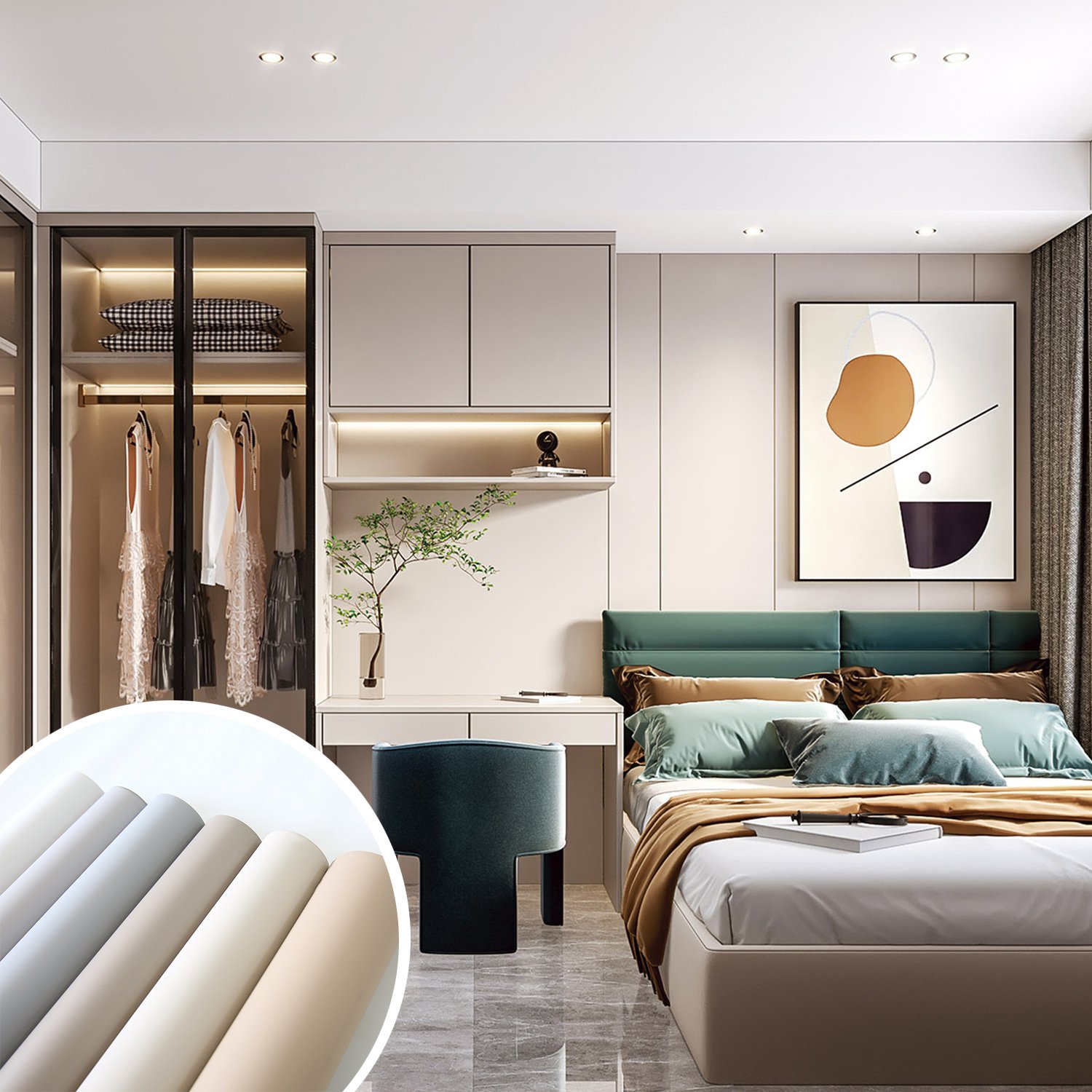 High Quality Vacuum Press Furniture Laminadora MDF Board Interior Membrane Foils Decorative Waterproof PVC Films