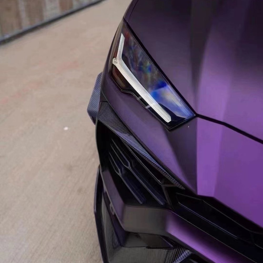 WRAPMASTER 1.52*18m PET Liner Ultimate Flat Purple Vehicle Vinyl Wrap Car Paint Protection Film Auto Vinyl Wrap