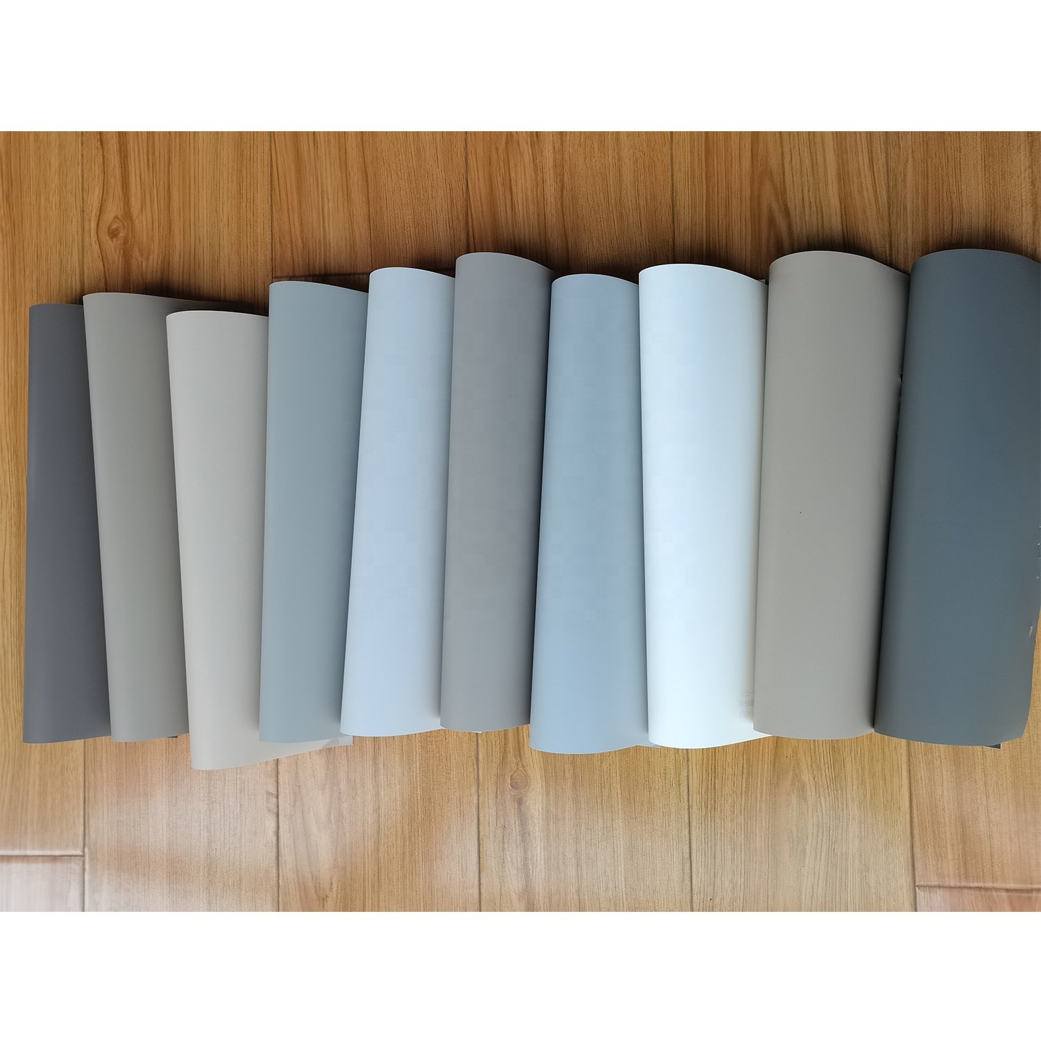 Self Adhesive Furniture Film PVC Frosted Solid Color Series PVC Membrane Foil For Interior Decoration