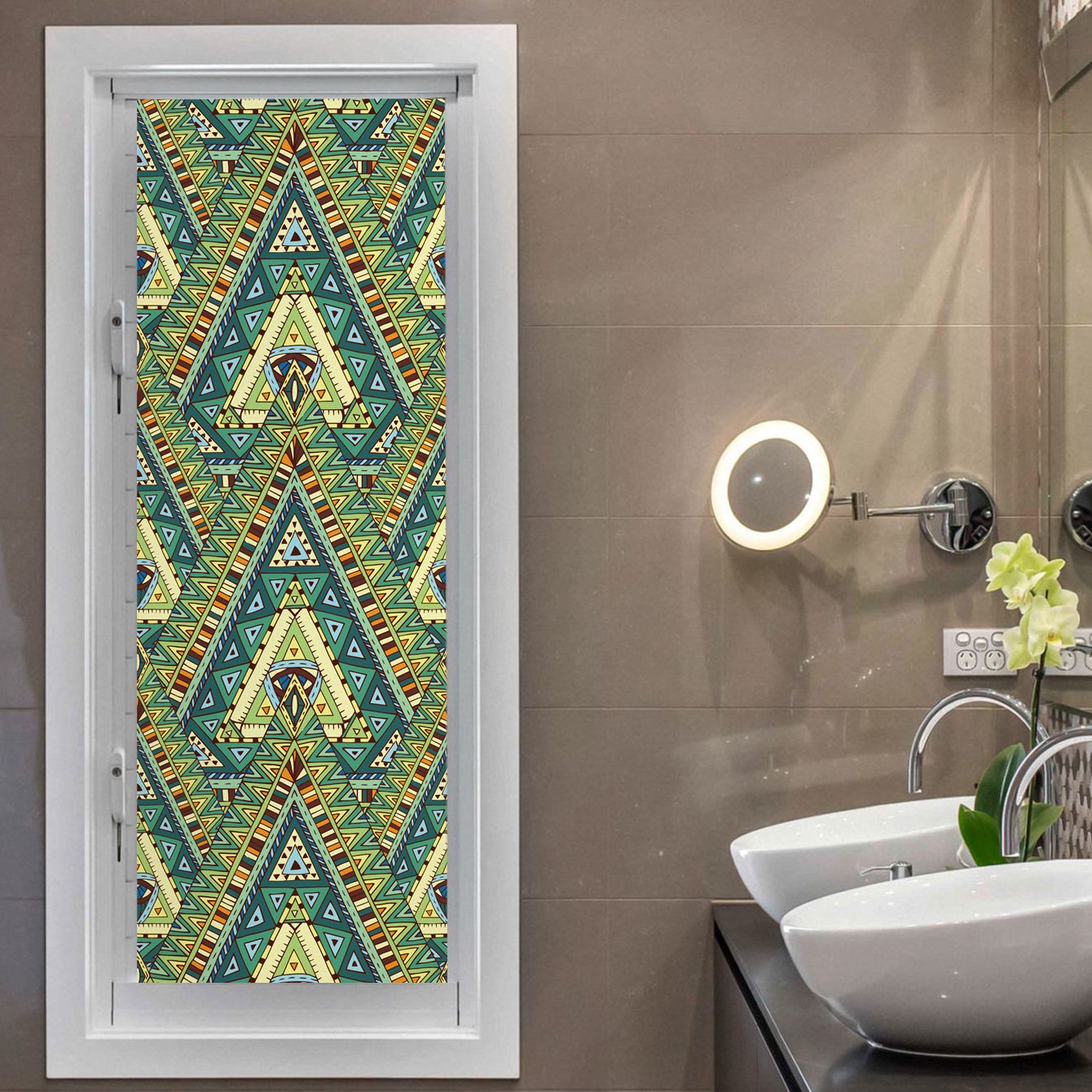 Factory customized Adsorption 3d Decorative Vinyl Stained Glass Window Decal Electrostatic Window Privacy Film