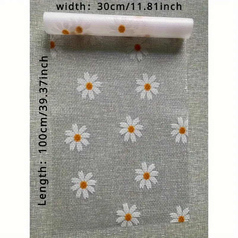 Decorative Film Kitchen Cabinet Liner Shelf Drawer Liner Cabinet Mat Line Paper Fridge Table Pad Shelf Paper For Kitchen Cabinet