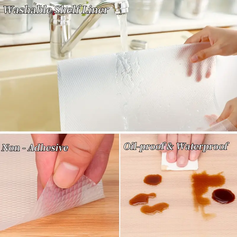 Decorative Film Kitchen Cabinet Liner Shelf Drawer Liner Cabinet Mat Line Paper Fridge Table Pad Shelf Paper For Kitchen Cabinet