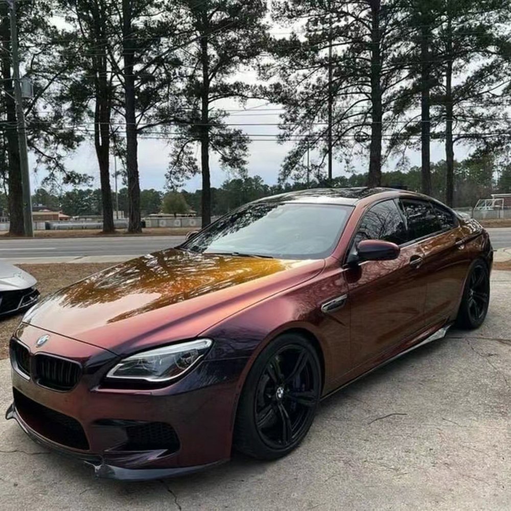 WRAPMASTER Self Healing Glossy metallic Madeira Red Chameleon PET Liner self healing PPF Paint Protect Film vehicle wrap