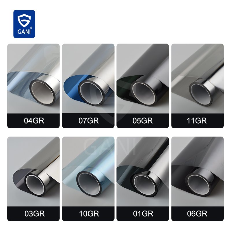 Cooling Glass Film Decorative PVC SELF-ADHESIVE One Way Mirror Privacy Window Film
