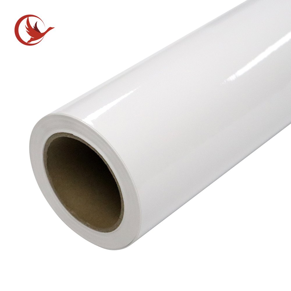 Transparent film anti-static flexible transparent self-adhesive film outdoor advertising PVC film