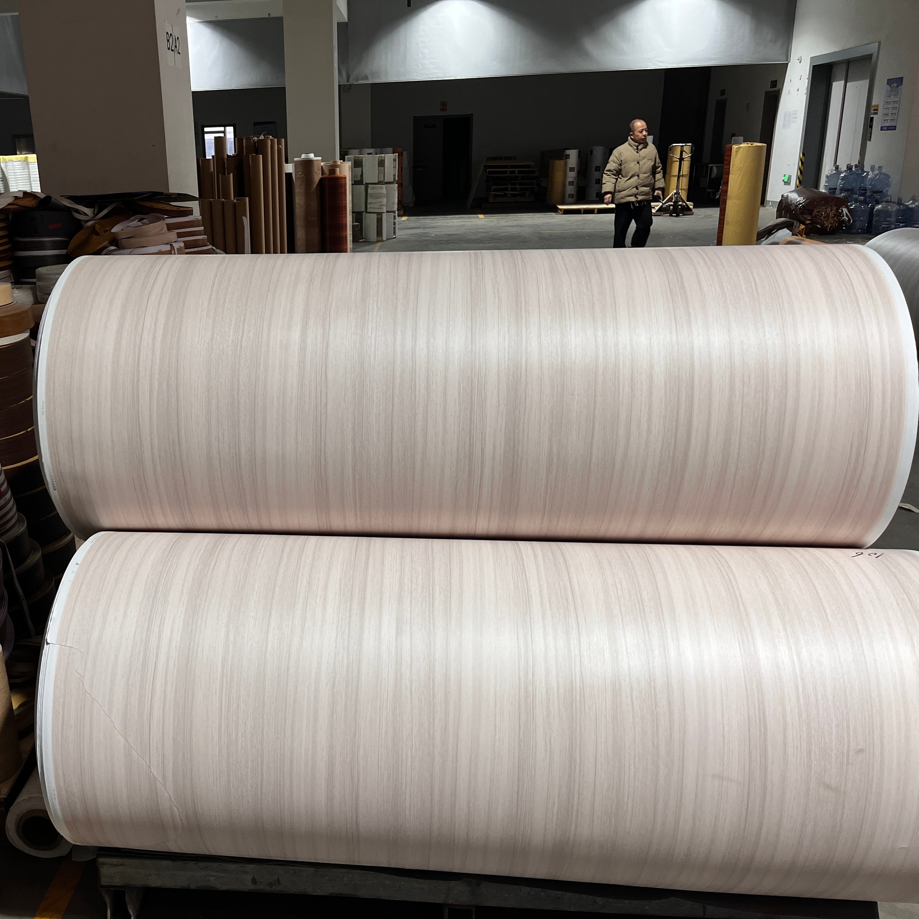 Diwo Laminate Vacuuming Membrane Press Decorative Clear Soft PVC Film for WPC wall panel