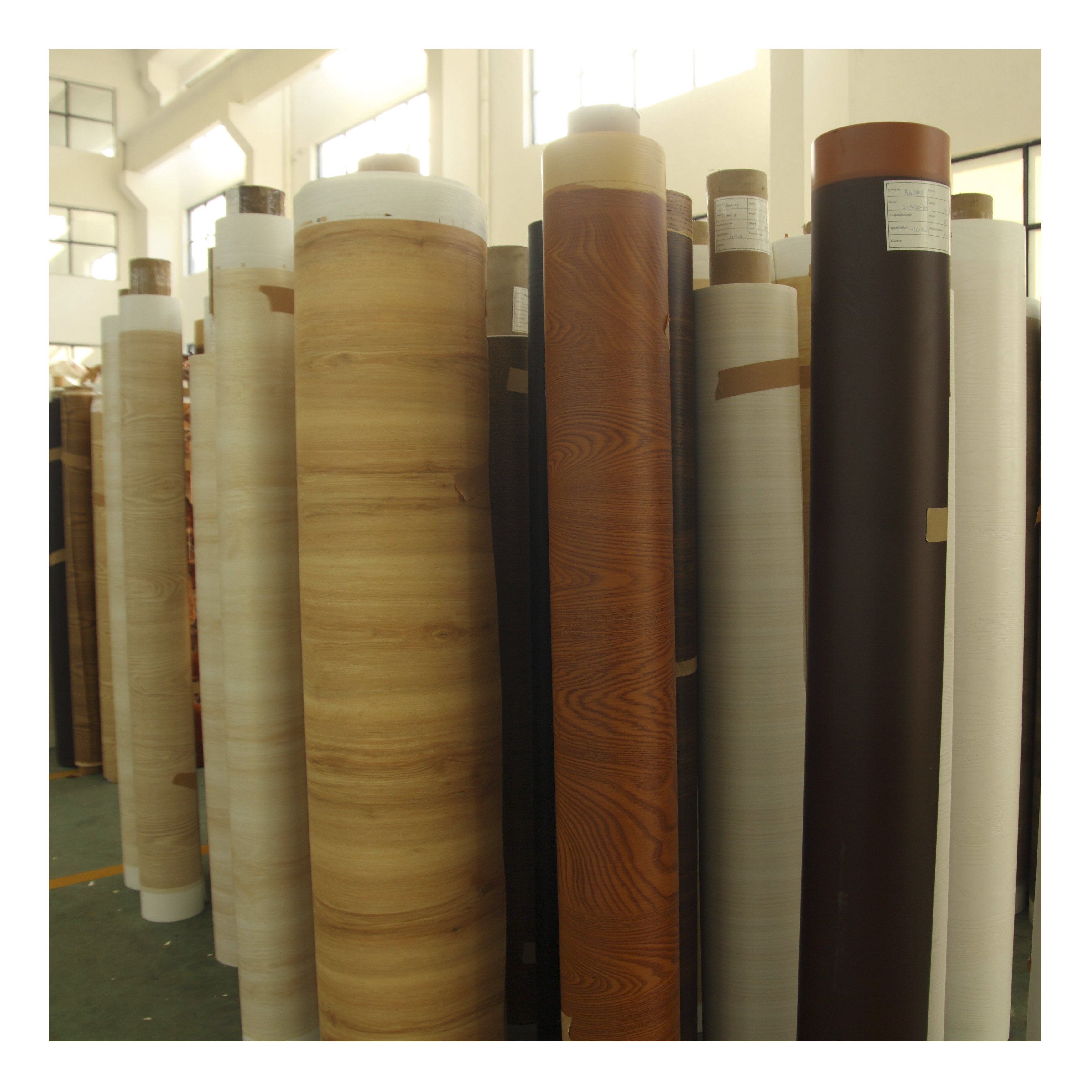 China Supplier PVC Film 0.5 mm Vacuum membrane PVC Sheet Indoor And Outdoor Decoration Material