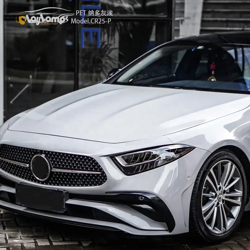 Factory Wholesale Air Release car body decorations vinyl film pet nardo grey light wrap