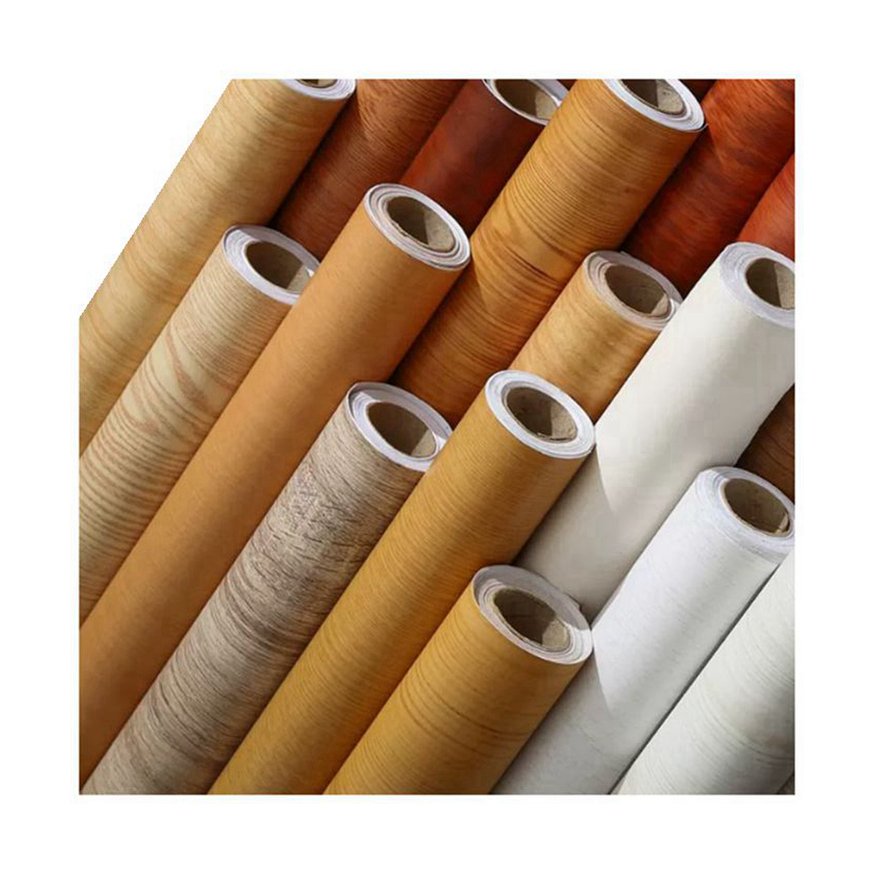 Effect adhesive grain pvc lamination film pvc membrane foil door design furniture renovation decoration film