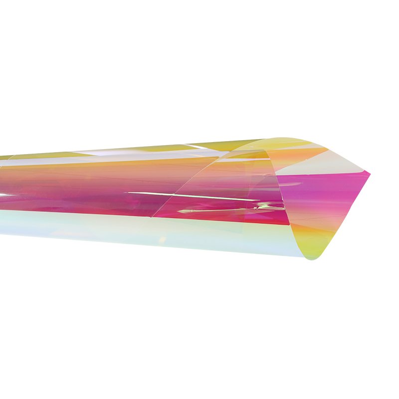 Decorative glass film enhanced glass coatings dichroic window film