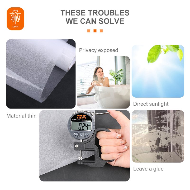 The Best Factory Hot Sales Static Mirror Window Tint Film For Bathrooms