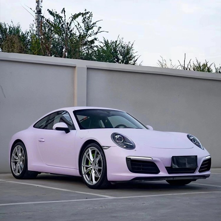 Ultra-Matte Series Self-adhesive car wrap vinyl film stretch chrome car body decorative vinyl film