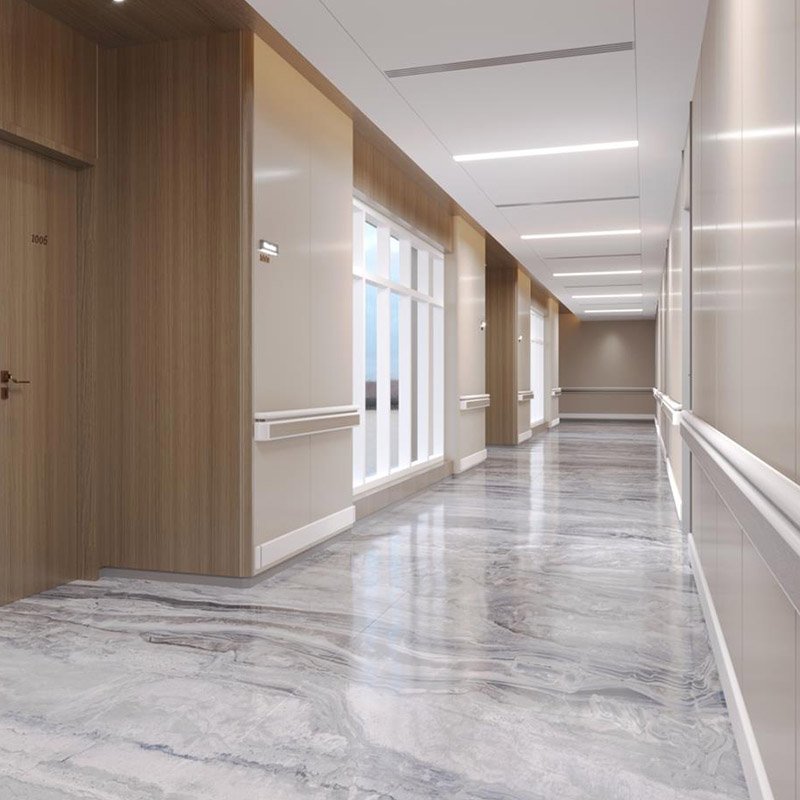 China Factory High Quality Stone Design Rigid Decorative PVC Film for wall panel flooring