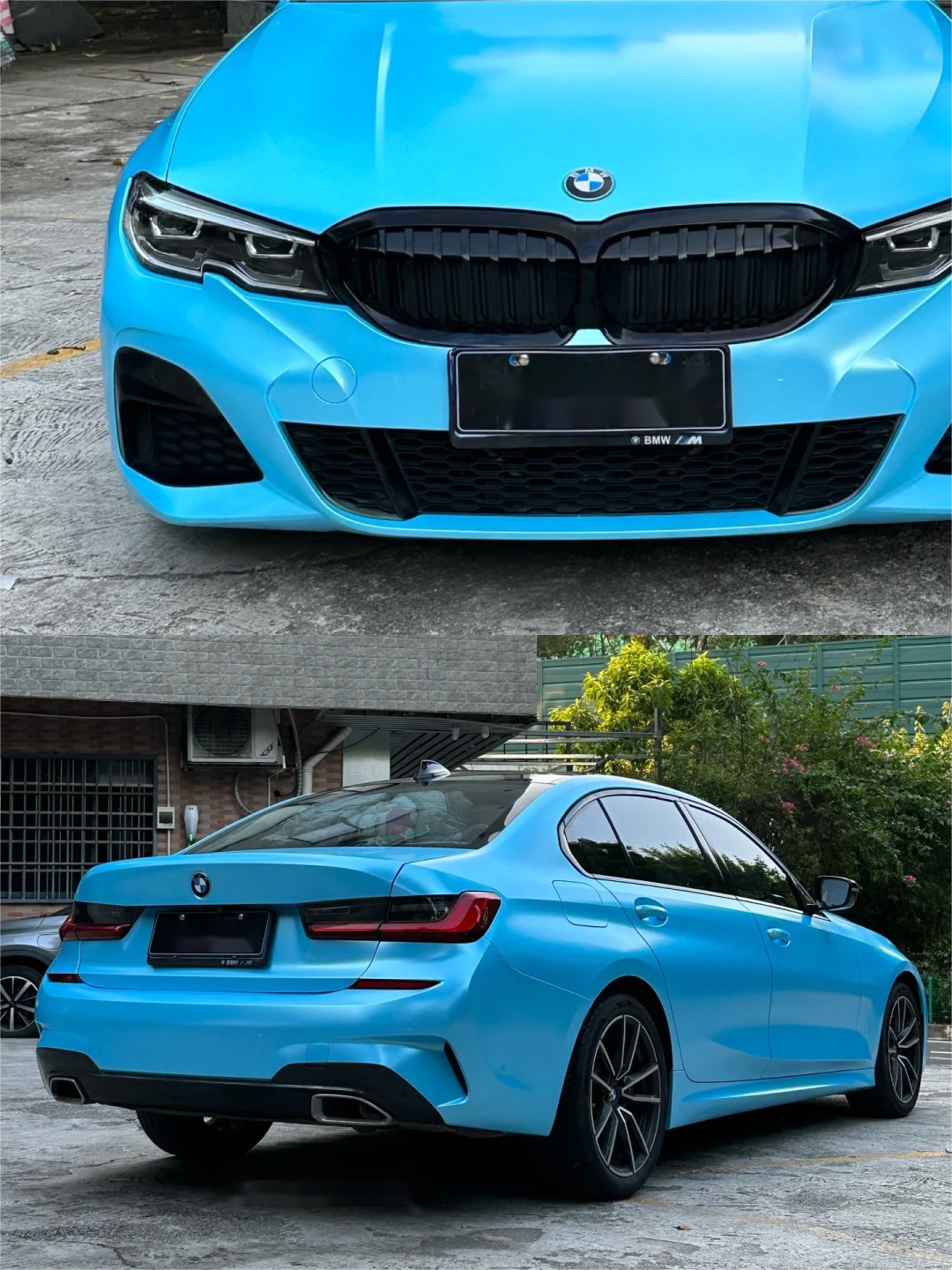 Factory direct sales matte blue PVC car stickers, scratch resistant vinyl packaging film, discoloration of body parts