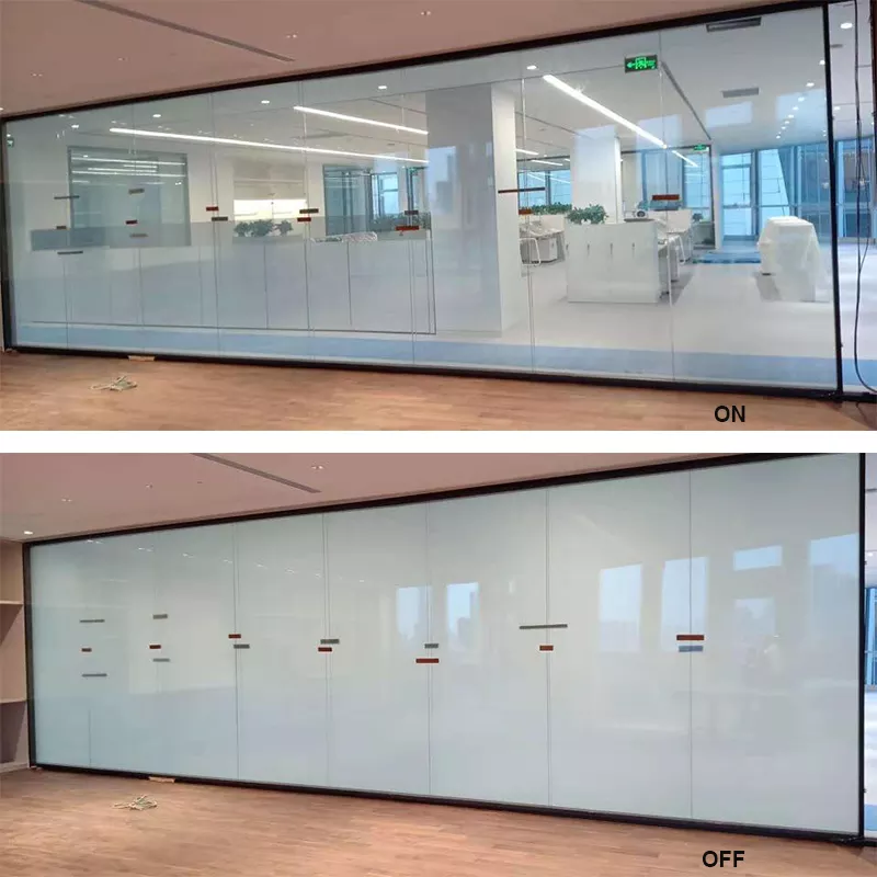 Electric Tint Dimming PDLC Film Smart Home Self Adhesive Window Glass PDLC Transparent Interior Door PDLC Smart Film For Glass