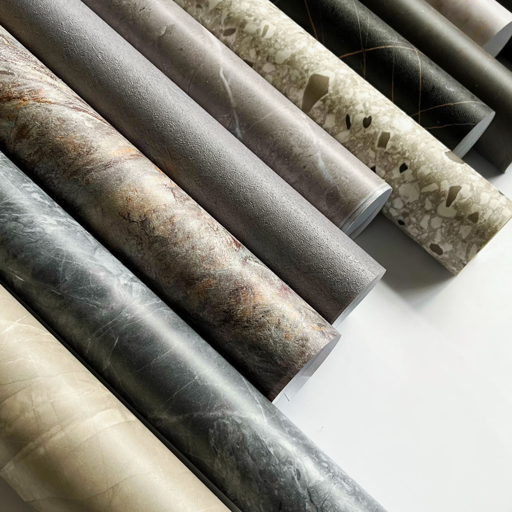 PVC Decor Film Not Self Adhesive Wood Grain Decorative Films For Furniture Wall Refurbish Wallpaper Factory Wholesale