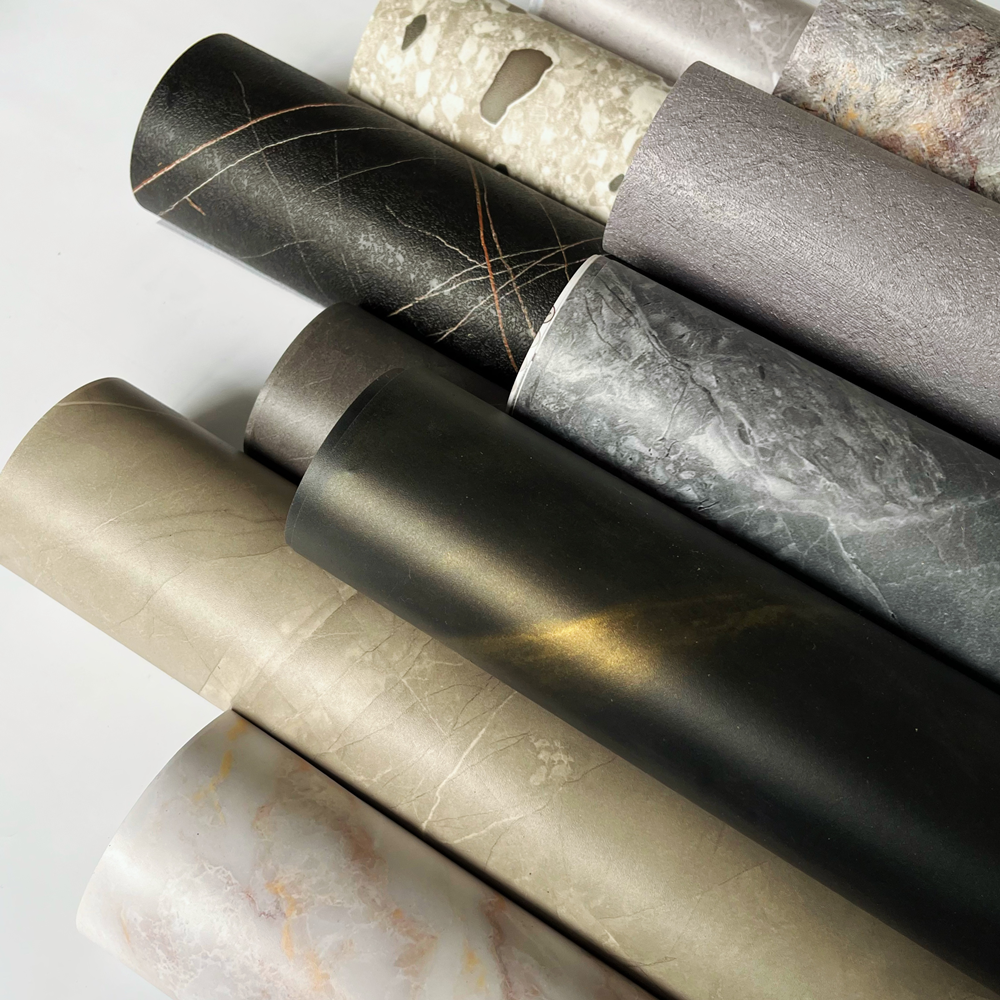PVC Decor Film Not Self Adhesive Wood Grain Decorative Films For Furniture Wall Refurbish Wallpaper Factory Wholesale