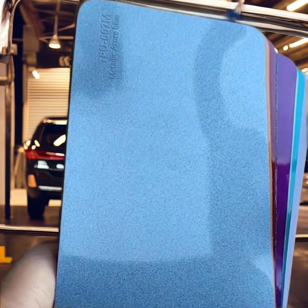 Metallic Azure Blue Color PPF 7.5 Mil Premium Quality Self-healing Anti-yellowing TPU Paint Protection Film for all cars