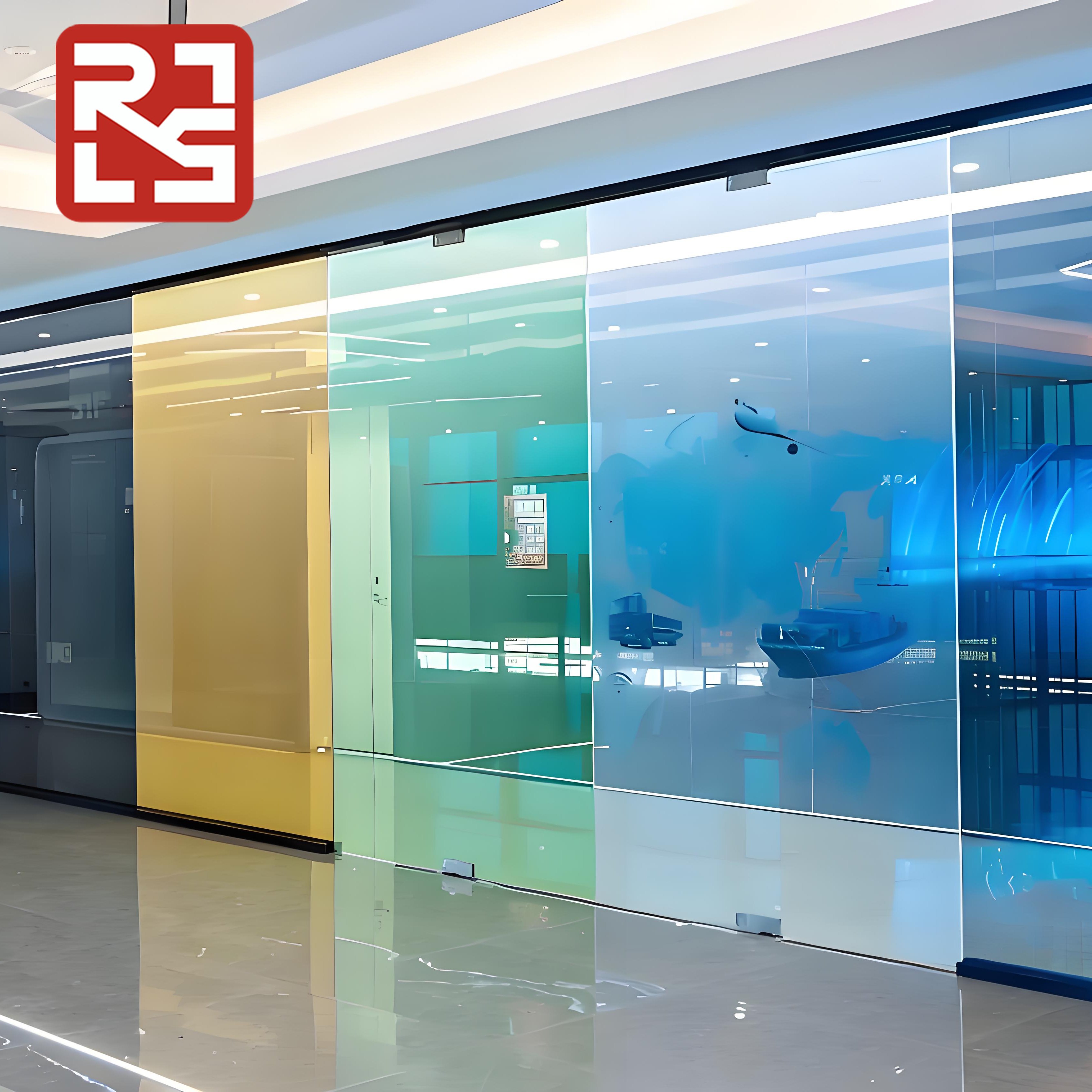 Electric Tint Film For Window PDLC Smart Film Glass bright Colors Window Door Tint