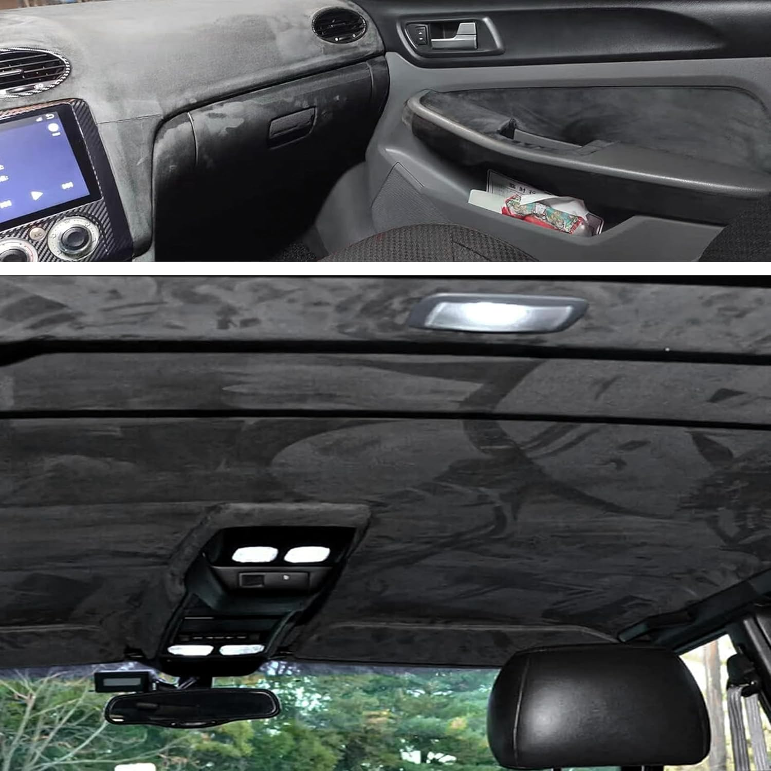 Hot sale self adhesive micro suede fabric car interior vinyl sticker long piles sofa fabric velvet wrapping film 1.52*15m