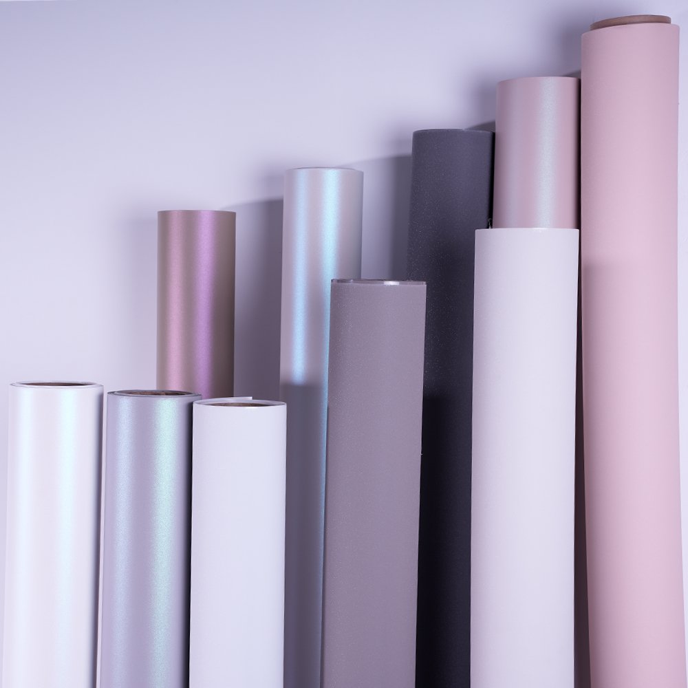 Color changeable starlight building new materials fire-proof water-proof anti-UV PETG decorative furniture films for home