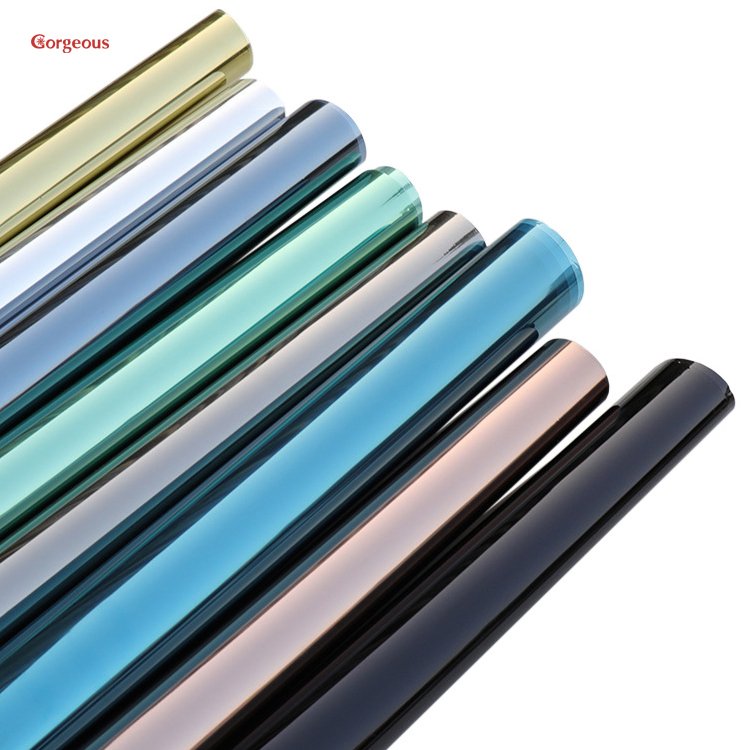 Self Adhesive Reflective Vinyl Window Tint Film Frosted Glass Sticker Glass Decoration Film Window Glass Film