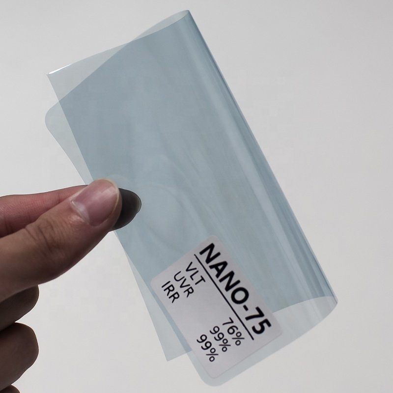 70%VLT Windshield Film Light Blue Window Tinting Solar Control Window Film For Car Decor