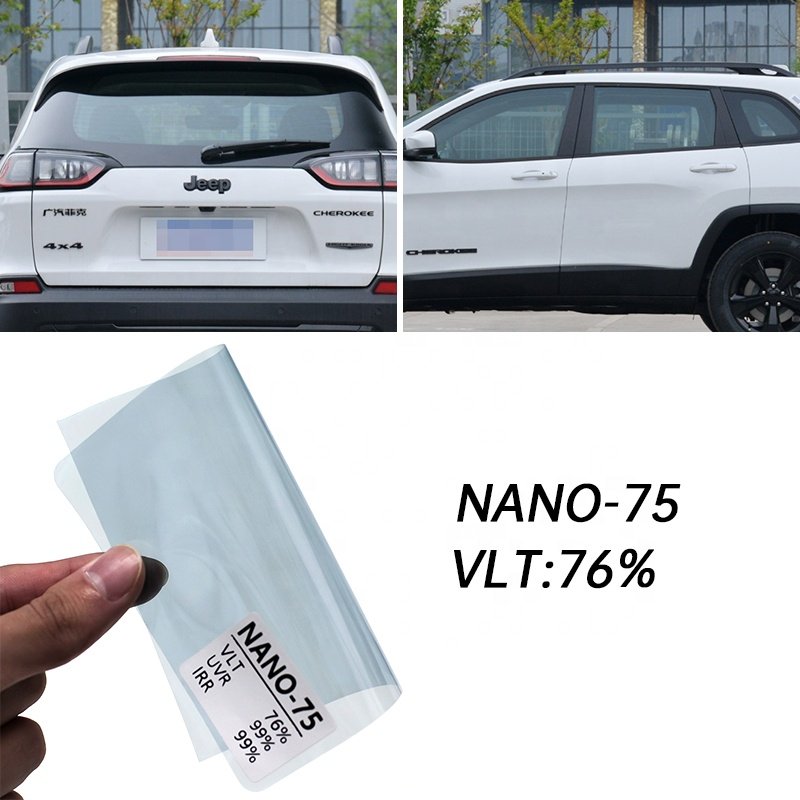 70%VLT Windshield Film Light Blue Window Tinting Solar Control Window Film For Car Decor